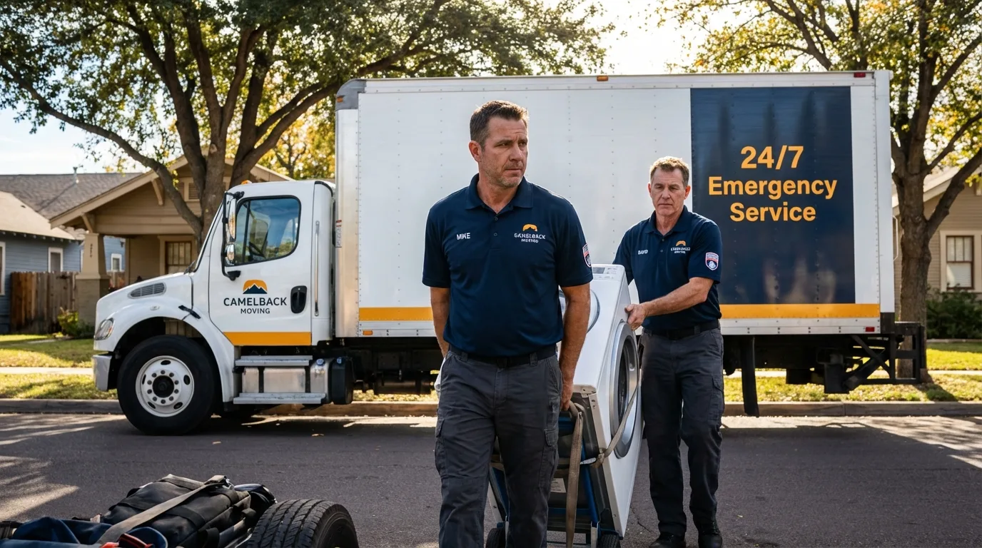 CamelBack Moving crew loading furniture in Nashville, TN